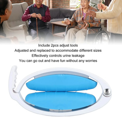 Take control with this soft, adjustable silicone clamp. Prevents male incontinence leaks for discreet protection & renewed confi