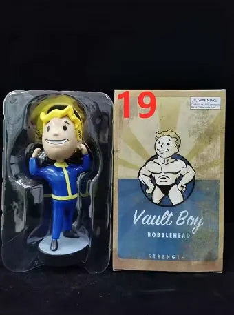 Bobblehead Cute Vault Boy Full Set Anime Action Figure Toys Statue Collection Model Doll  Desktop Ornament Display Toys Gifts