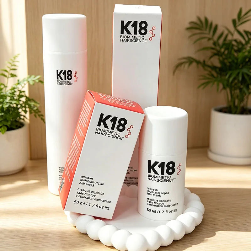 New K18 50ml 150ml Leave-In Molecular Repair Hair Mask Deep Conditioning Keratin Treatment Soft Hair Smoothing Healthy Hair Care