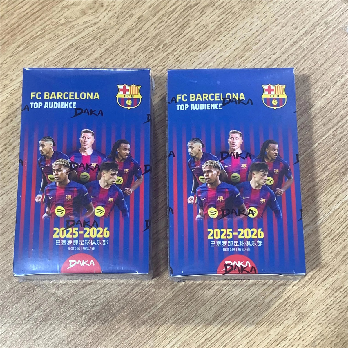 2025-26 Daka Collection Card Yamal Lewandowski Pedri Football FC Barcelona Top Audience Collectible Star Player Trading Cards