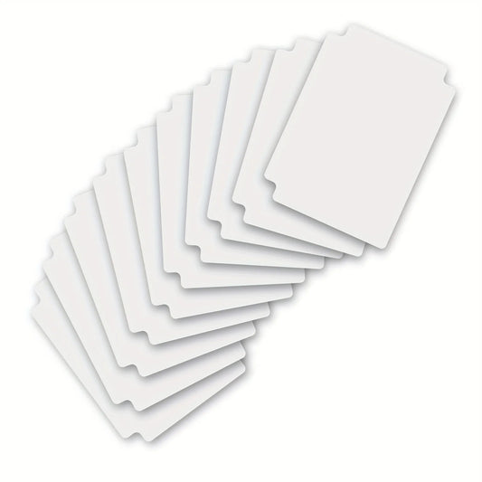 Trading Card Dividers for Storage Box, single color Card Dividers, 10/50 pcs Separator with Tabs,Fits for TCG,  3.76 x 2.75 Inch