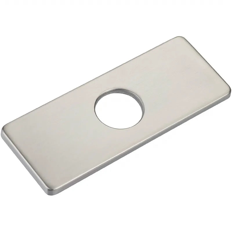 1PC Faucet Plate Hole Tap Cover Deck Plate Stainless Steel Bathroom Kitchen Sink For Most Single Hole Faucet
