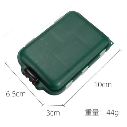 Lead Head Luia Storage Box Fishing Accessories Box Fishing Parts Hook Storage Box with Hand Rope Fishing Gear Accessories