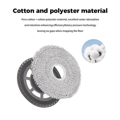 Mop Cloths For Xiaomi X10 Plus S10 Plus X20 Plus 5C 5 5Pro Omni 1S Omni 2 M30 Pro M30S OV31GL OV42CN OV21GL Vacuum Mop Parts