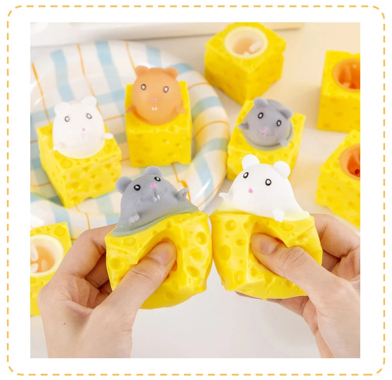 NEW KIDS Squeezing Squirrel Cup Toys Decompression Fidget Antistress Sensory Stress Reliefing Gift For Kids Adults