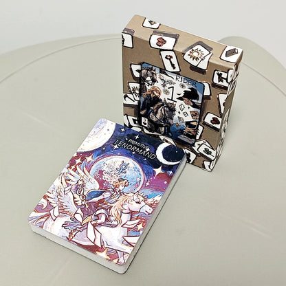 Primitive Lenormand Deck Rana System 42 Pcs Beginner-Friendly Lenormand Cards - 9*6cm