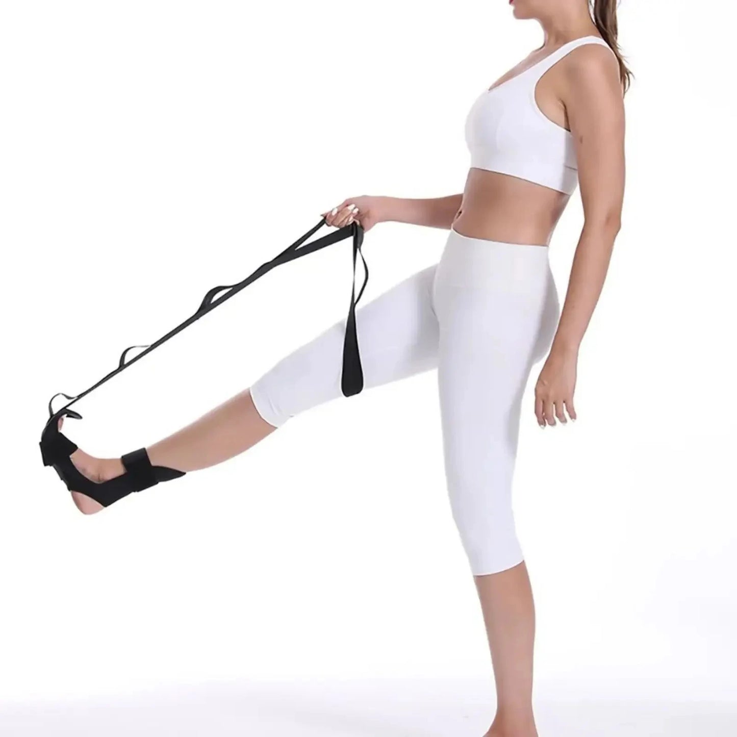 Yoga stretching belt, segmented stretching belt, 7-level adjustable stretching belt for yoga exercise and training