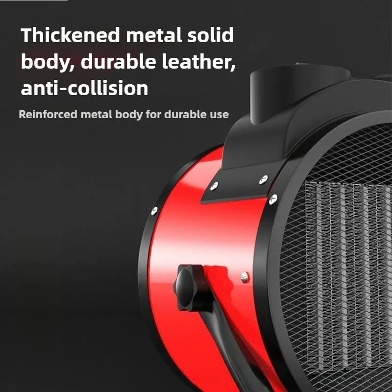 Portable 2000W Space Heater with Fan 2 Heat Settings Adjustable Thermostat Fan Mode Tip Over Overheat Protection for Indoor