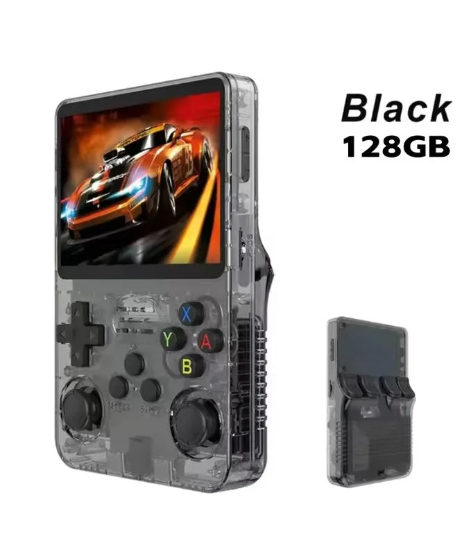 R36S Retro Handheld Video Game Console Linux System 3.5 Inch IPS Screen Portable Pocket Video Player R35S 128GB Games