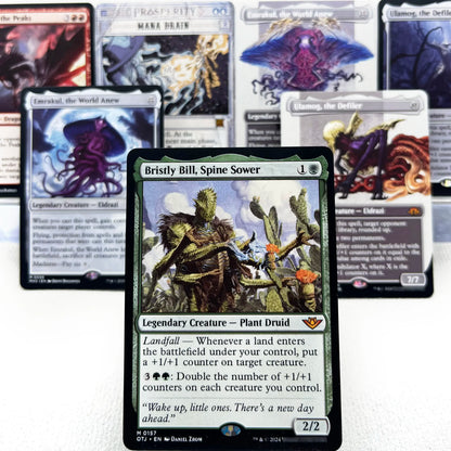 MH3 OTJ OTP HOLO7-Ⅰ04 Tcg cards  proxys Magical Ulamog,  the Defiler Bristly Bill, Spine Emrakul, the World Anew Gather