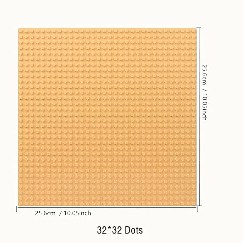 32x32x16x16 Dots Classic Base Plates MOC DIY Plastic Bricks Baseplates City Dimensions Building Blocks Figures Construction Toys