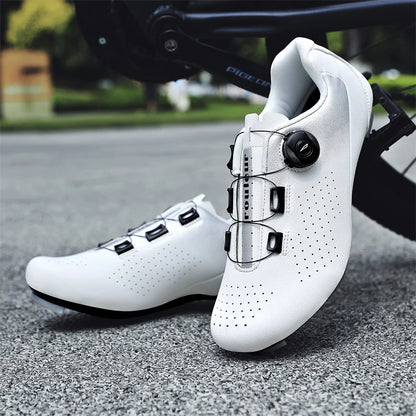 Road Cycling Shoes Flats Cleats Shoes Speed Cycling Sneaker Man Bike Shoes Women Self-Locking Non-slip Mountain Bicycle shoe spd