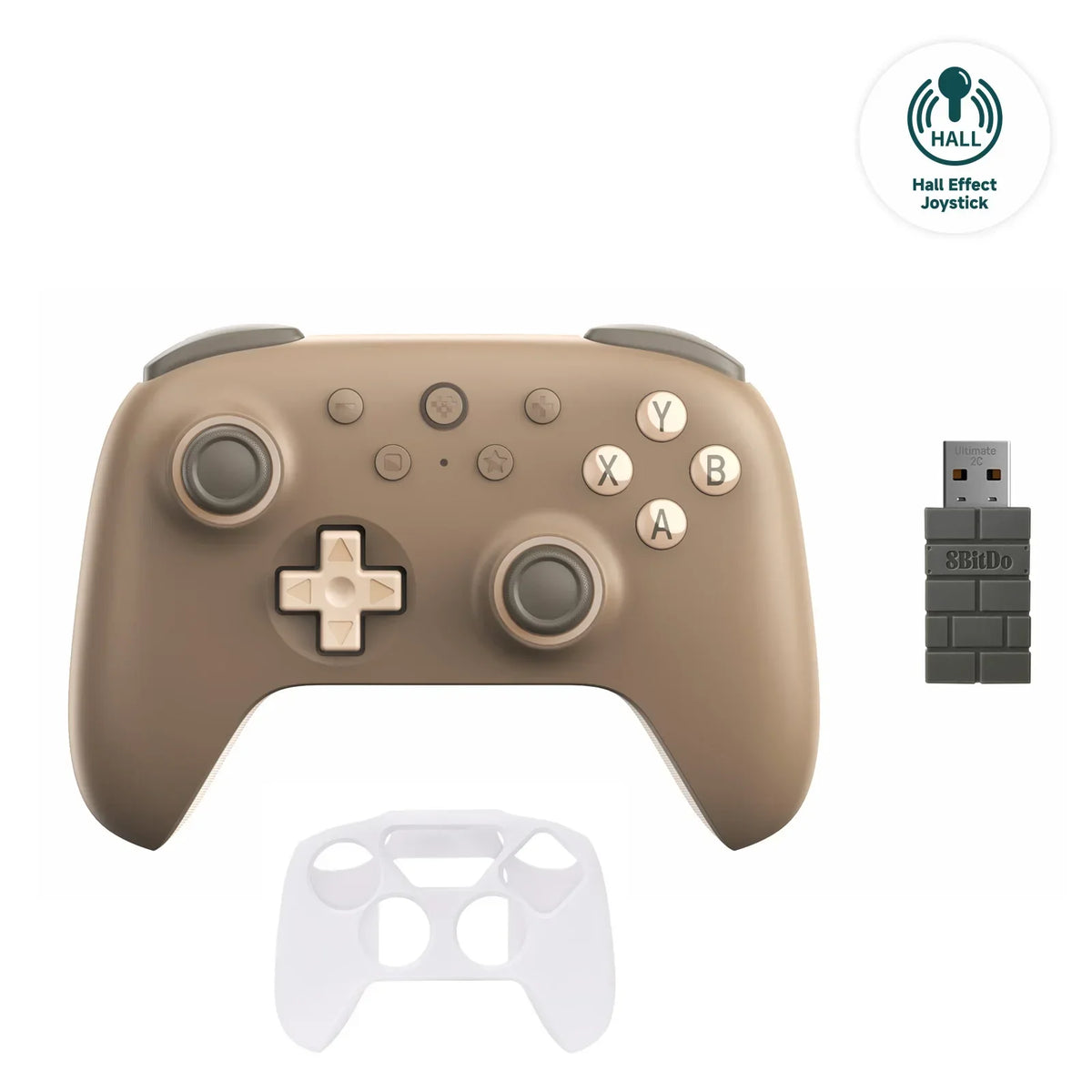 8BitDo Ultimate 2C Wireless Gaming Controller for PC, Windows 10, 11, Steam Deck, Raspberry Pi, Android Gamepad Accessories
