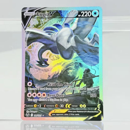 Holographic Game Trading Collection PTCG Proxy Cards Charizard Pikachu Mew EX Singl PKM Foil Cards PROXY Card