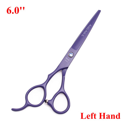 6.0'' Left Hand Professional Hairdressing Hair Scissors Cutting Shears Thinning Salon Barber Home Japan Steel Dropshipping A8001