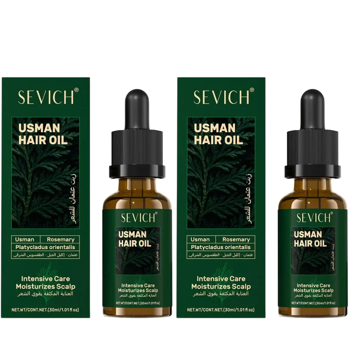 1/2/3pcs Hair Loss Prevention Set Fast Regrowth Hair Essential Oil Usman Handmade Shampoo Soap Hair Care Serum Scalp Thickening