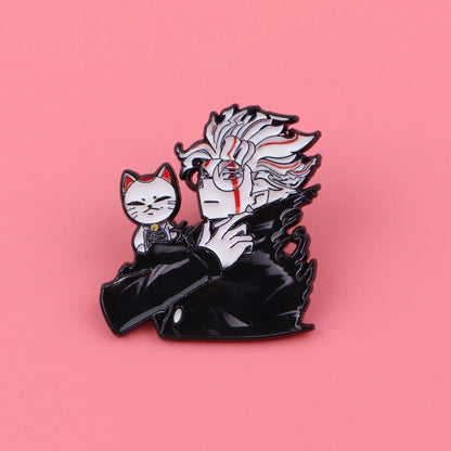 Anime Characters Enamel Brooches Badge on Backpack Lapel Pins For Clothing Fashion Jewelry Accessories Friend Gifts