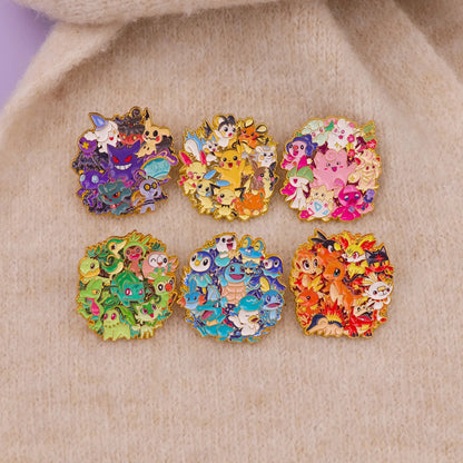 Cartoon Elf Enamel Pin Cute Anime Brooches Woman Backpack Accessories Bags Badge Fashion Lapel Jewelry Friends Gifts