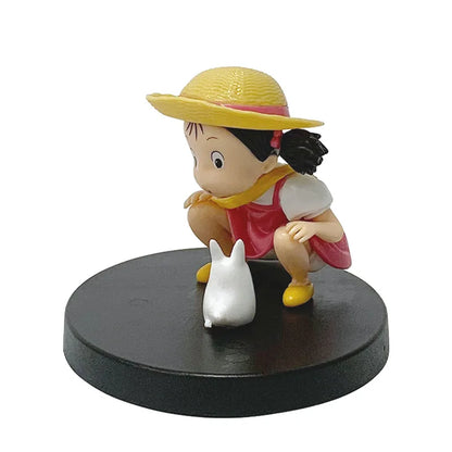 1-12pcs Anime Miyazaki Hayao Series Totoro Figure Mini Statue Cute Toys Room Ornaments Pvc Figures Toy Kid Gifts Collecctibles