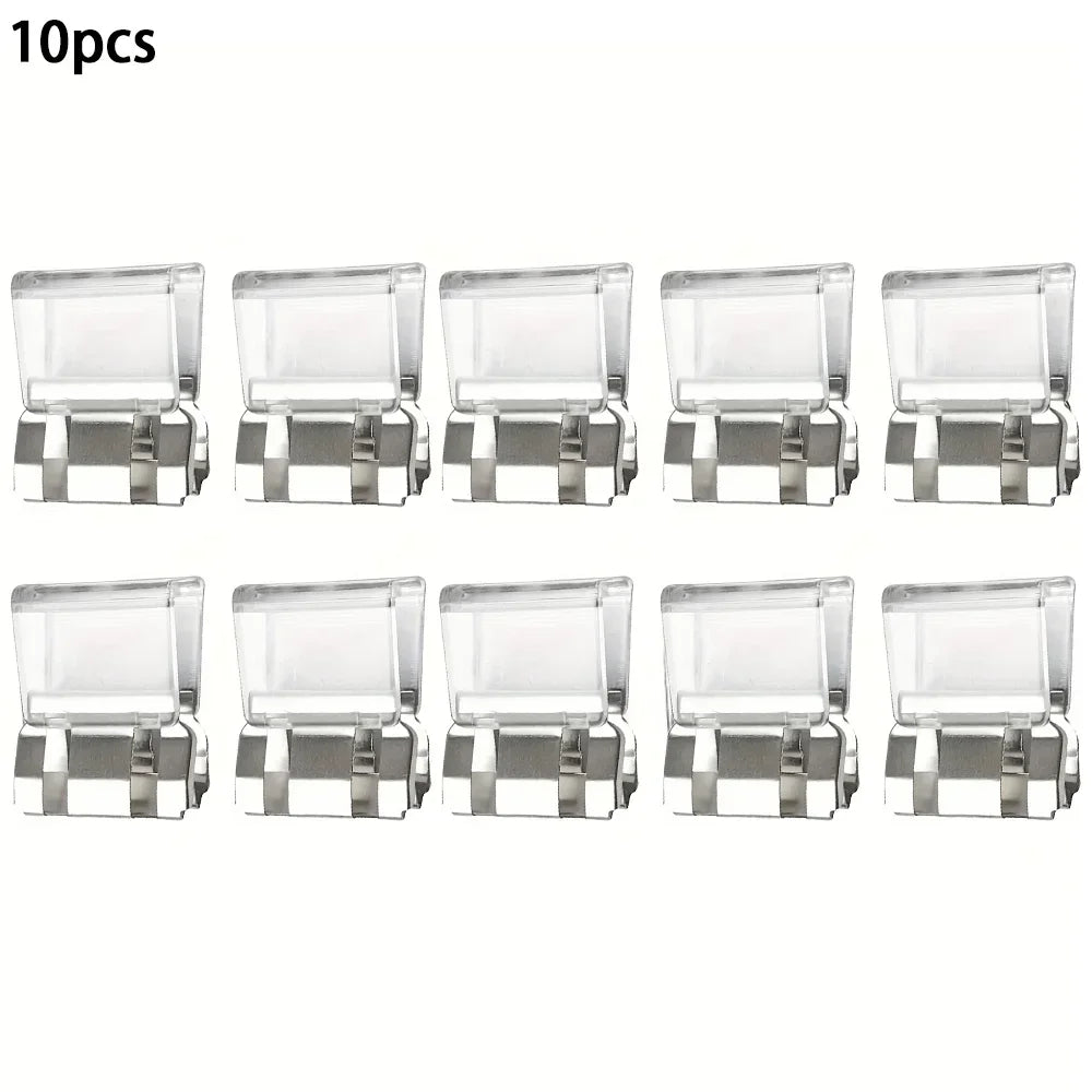 1-20pcs Multi-Function Leg Edge Clips Invisible Trouser Legs Fixing Clips for Instant Shortening,Transparent and Decorative