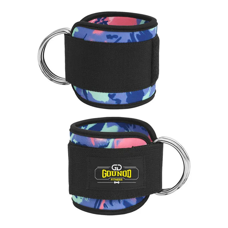 2PC/3PC GOUNOD Fitness Ankle Strap Adjustable D-Ring Support Cuffs Gym Leg Strength Exercise Pulley With Buckle Sport Guard Safe