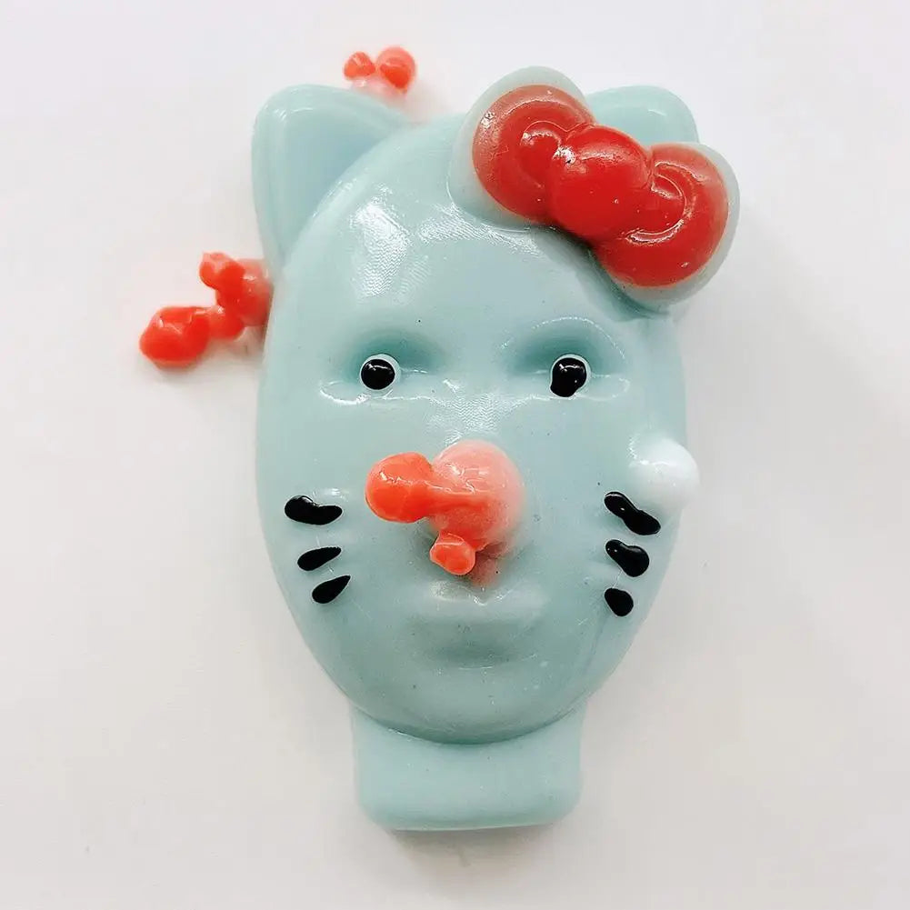 Alien Stress Relief Squeezing Acne Homemade Pinching Toy Super Soft Silicone Abstract Cartoon Reusable Release Rebound Toy