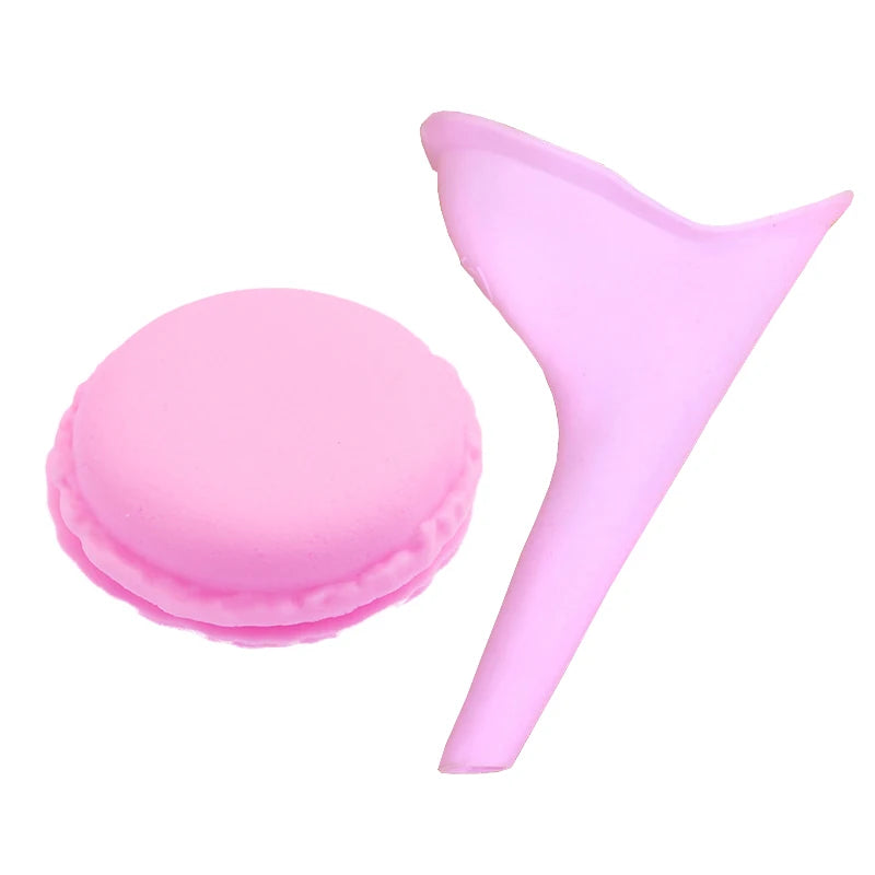 1pc Portable Silicone Urinal for Women Outdoor Travel Camping Female Soft Urination Device Stand Up & Pee Toilet Emergency TMZ