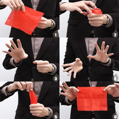 1Set Scarf Disapper Stage Show Rubber Finger Thumb Tip Magic Tricks Tools Attractive Tric Party Magical Kid Gifts Magic Props