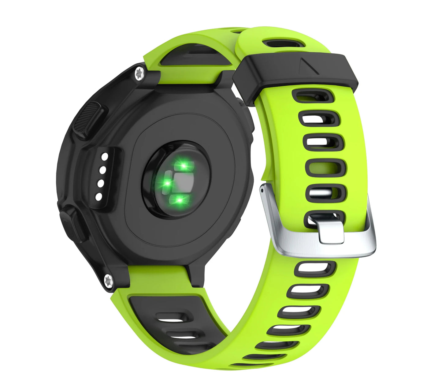 Double Colors Silicone Watch Strap Bracelet For Garmin Forerunner 220/230/235/620/630/735XT/Approach S6 Fashion Rubber Band