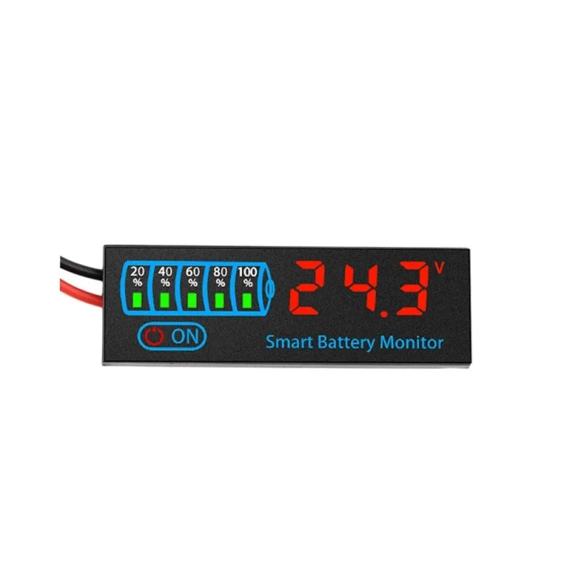 DC7-40V Battery Level Indicator 12V 24V 36V 48V Acid/Lipo Lithium Battery Capacity Board Voltage Battery Charging Tester ﻿
