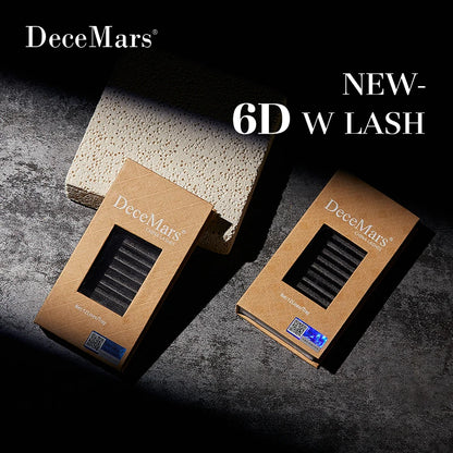 DeceMars New type 6D-W Eyelash Extension  Natural Native