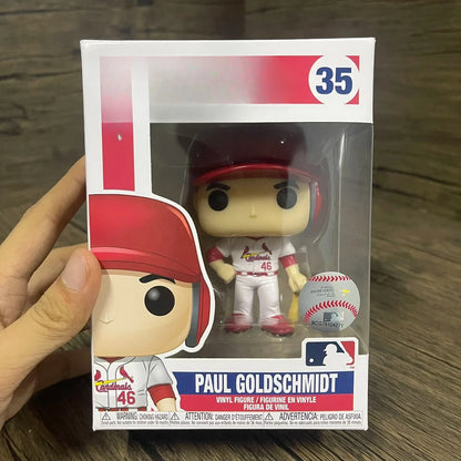 Baseballer Ice Hockey Star Athlete Action Figures Cute Cartoon Doll Desktop Ornament Gym Decoration Collectibles Toys Kids Gifts