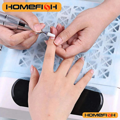 100Pcs Nail Vacuum Clean Collector Filter Paper Set Dustproof Replace Filters Disposable Manicure Machine Dust Accessory