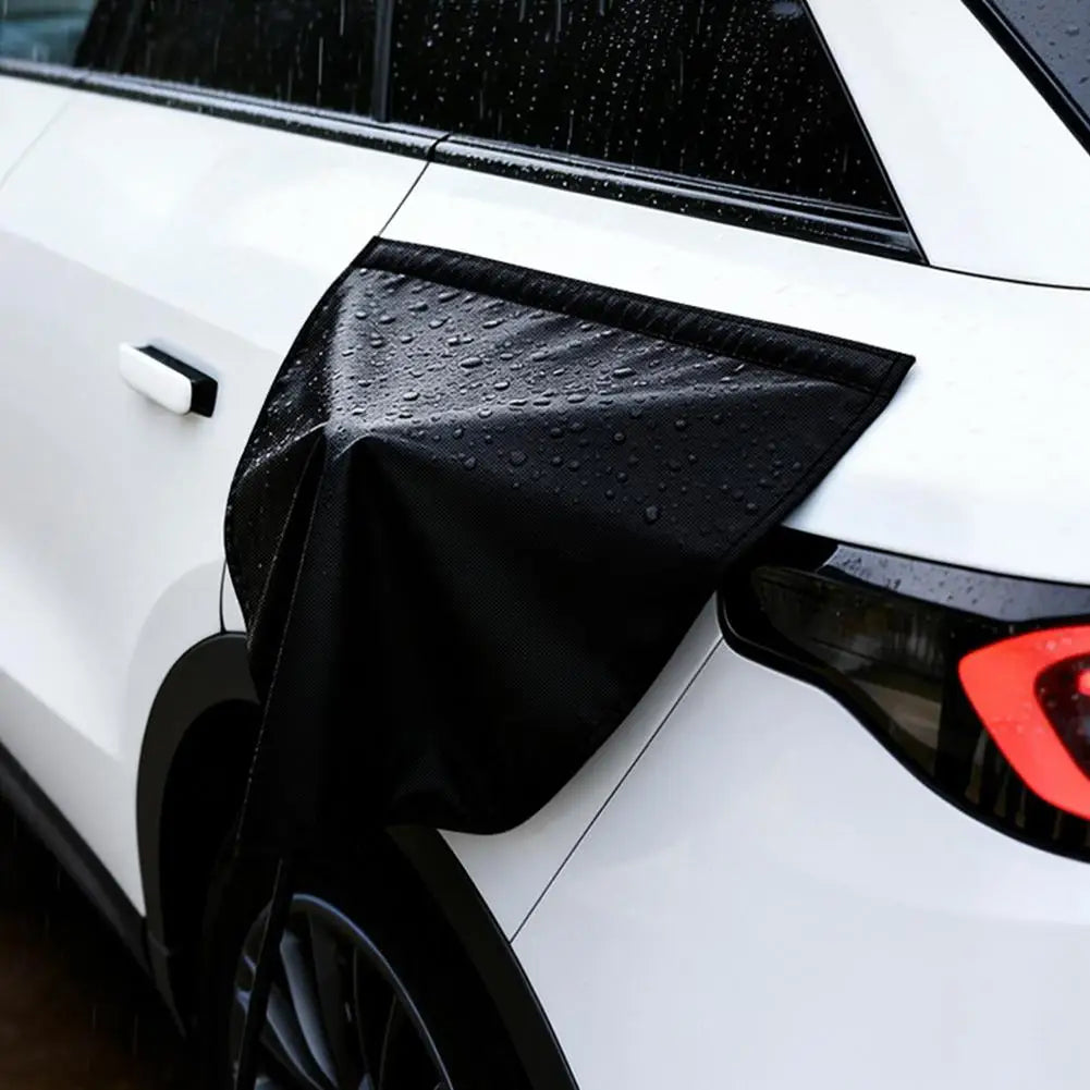 EV Charger Port Cover Rainproof Magnetic Charging Port Cover Snow Rain Sun Protection for Electric Cars Outdoor Waterproof