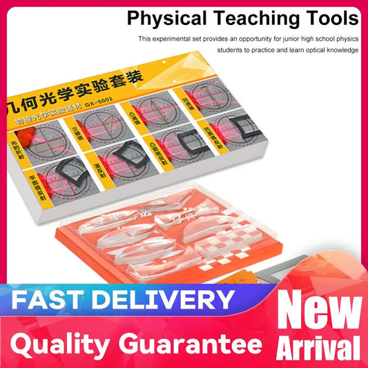 1Set Geometric Optics Experimental Equipment Lens Imaging Tools Refraction Optical Experiment Set for Child Kids Battery Powered