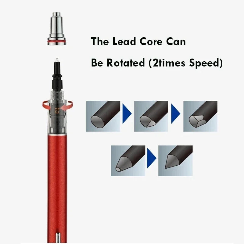 Japan UNI KURA TOGA Mechanical Pencil 0.5mm Automatic Rotation Drawing Special Pencil M5-559 Stationery Cute School Supplies