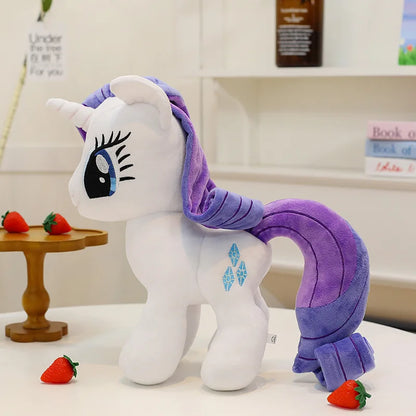 Little Pony Rainbow Dash Applejack Plush Toy 28cm Official Hasbro Figure Soft Stuffed Animal For Fans Collection Gift