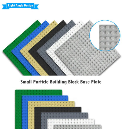 32x32x16x16 Dots Classic Base Plates MOC DIY Plastic Bricks Baseplates City Dimensions Building Blocks Figures Construction Toys