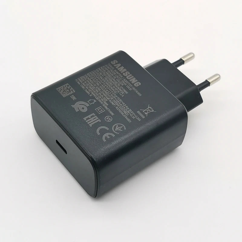 Samsung 45w Charger Super Fast Charge Adapter 1.8M Type C For Galaxy S24 S23 S22 S21 S20 Note 20 Ultra 10 Z Flip Fold 6 5 4 3 2