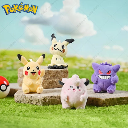 Original Pokemon Mimikyu Gengar Snorlax Umbreon Plush Toy Keychain Kawaii Espeon Jigglypuff Sprigatito Quaxly Peluche Dolls Gift