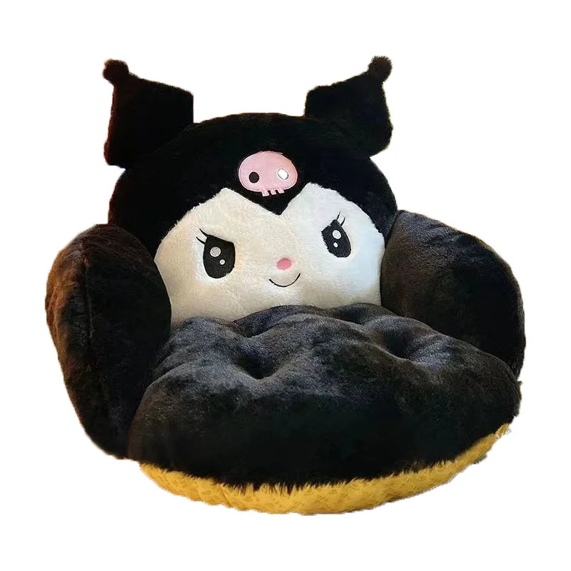 Cartoon Doll Cushion Office Chair Cushion Cute Creative Plush Winter Warm Comfortable Bedding Pillow Gift For Girls Dormitory