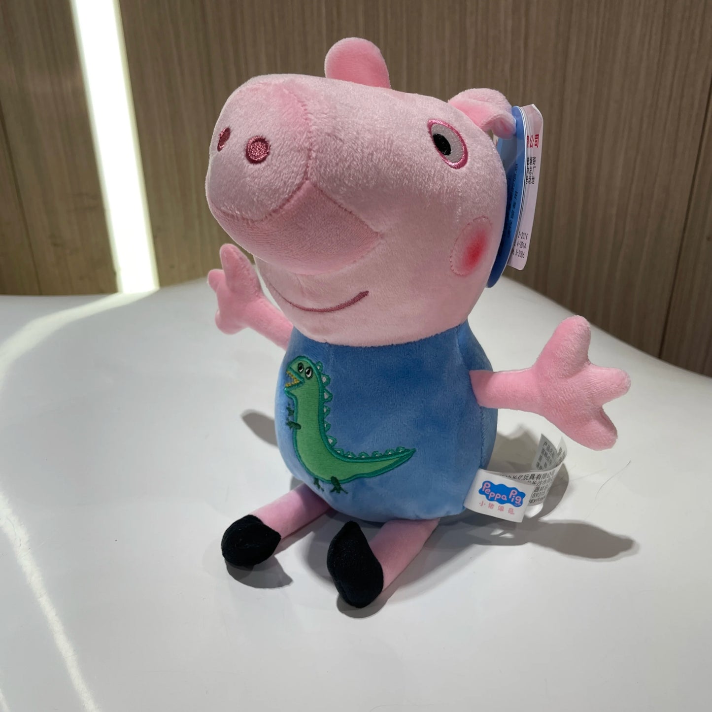 30CM Genuine Peppa Pig Plush Stuffed Doll Peppa George Mom Dad Model Children's Toys Cartoon Anime Figure Kids Birthday Gifts