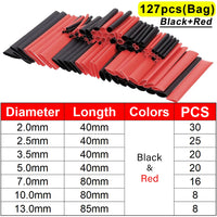 Red black -127pcs