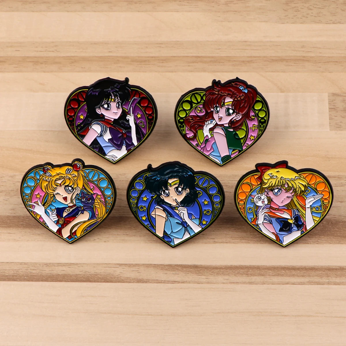 Manga Enamel Pin Anime Characters Badges on Backpack Brooches for Women Men Lapel Pins Cosplay Accessories Toys Gifts
