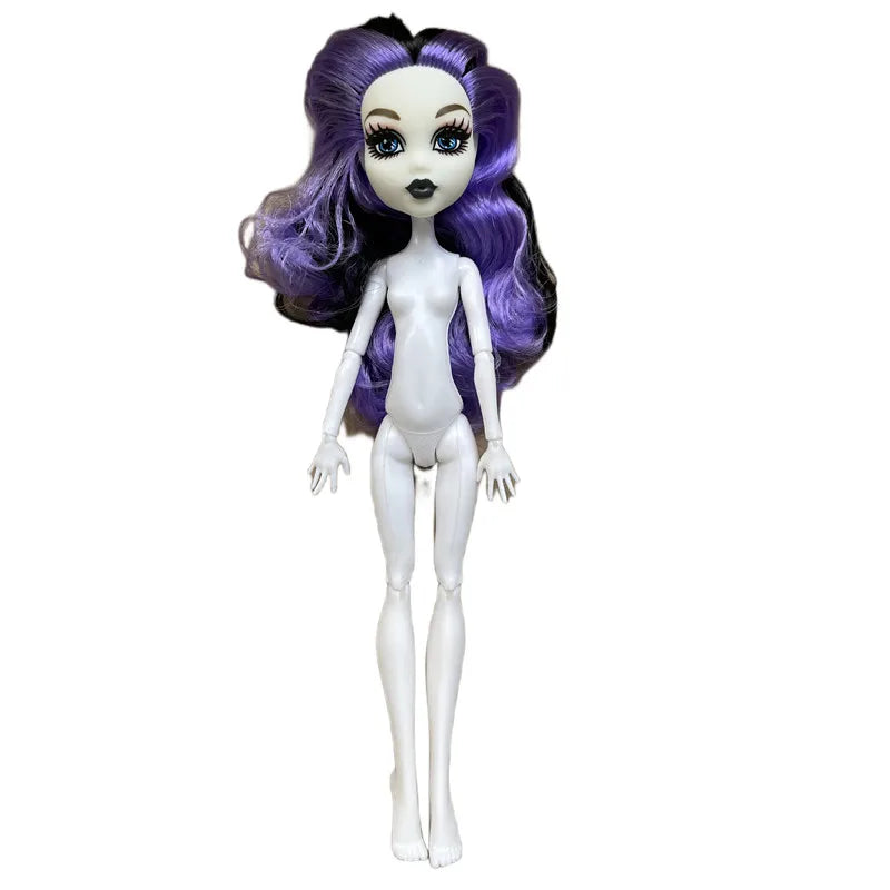 Multi-Joints Movable Doll Body Toy 23cm Doll Toy To Fit Many Heads White Green Brown Purple Monstering High Doll Body Cat heads