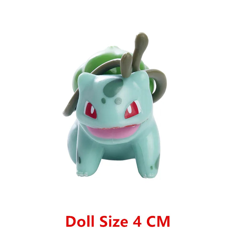 Pokemon Anime Figure Pikachu Eevee Charizard Mewtwo Cartoons Figure Collection Model Pocket Monster Action Toys Kids Birthday Gi