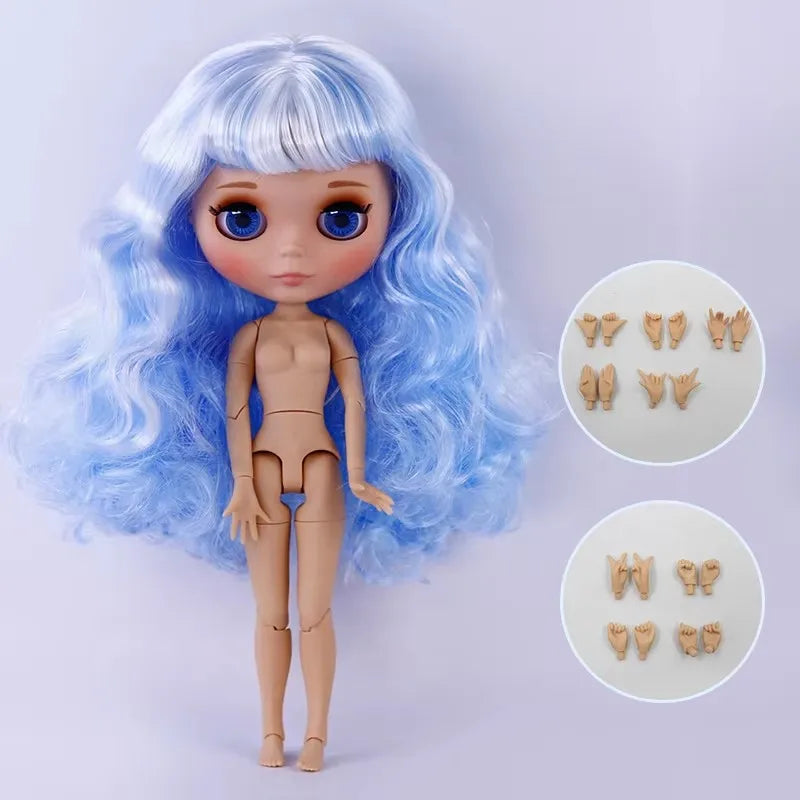 ICY DBS Blyth Doll Tan Skin Matte Face With Eyebrows Special Price 1/6 BJD JOINT body Neo Christmas Gift Anime