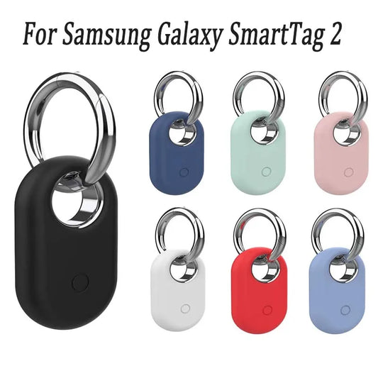 For Samsung Galaxy SmartTag 2 Protective Case Keychain Anti-Scratch,Lanyard Hole for Easy Portability and Anti-Loss