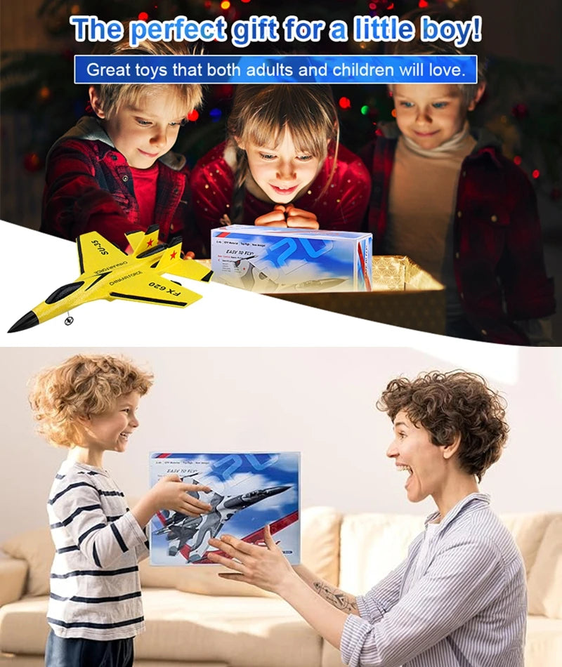 RC Foam Aircraft SU-35 Plane 2.4G Radio Control Glider Remote Control Fighter Plane Glider Airplane Foam Boys Toys for Children