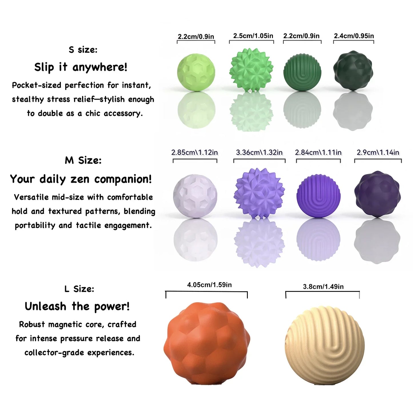 Magnetic Balls Fidget Toy EDC Anti Stress Relief Toy Antistress Anxiety Sensory Magnet Fidgeting for Adult Kids Autism ADHD Gift
